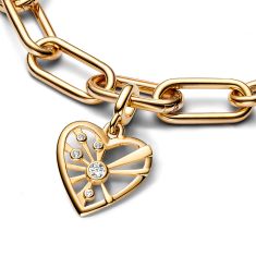 Final Sale - Pandora ME Heart & Rays Medallion | Gold-Plated