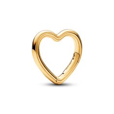 image of Pandora ME Heart Openable Link Charm | Gold-Plated with sku:20386421