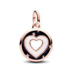 image of Pandora ME Hearts Medallion Rose Gold-Plated Charm with sku:20421368