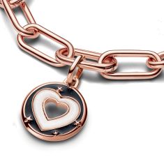Final Sale - Pandora ME Hearts Medallion Rose Gold-Plated Charm