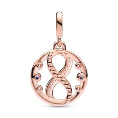 Final Sale - Pandora ME Infinity Symbol Medallion | Rose Gold-Plated