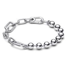 Pandora ME Metal Bead & Link Chain Bracelet