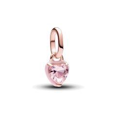 Pandora ME Pink Chakra Heart Mini Rose Gold-Plated Dangle Charm