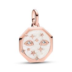Pandora ME Sparkling Eyes Medallion Charm | Rose Gold-Plated
