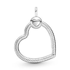 Pandora Moments Heart O Pendant, Sterling Silver