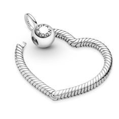 Pandora Moments Heart O Pendant, Sterling Silver