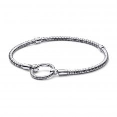 Pandora Engravable Heart T-Bar Snake Chain Bracelet :: Pandora Bracelets  599285C00 :: Authorized Online Retailer