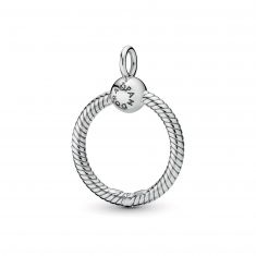 Pandora Moments O Pendant, Sterling Silver, Small