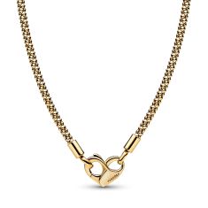 Pandora Moments Studded Chain Necklace | Gold-Plated