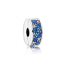 Pandora Mosaic Shining Elegance Clip, Multi-Colored Crystals & Clear Cubic Zirconia
