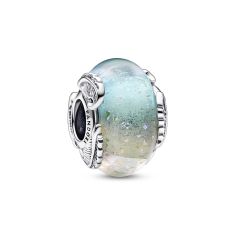 Pandora Multicolor Murano Glass & Curved Feather Charm