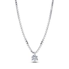 Pandora Nova 0.25ctw Lab-Created Diamond Sterling Silver Pendant Necklace