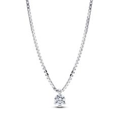Pandora Nova 0.25ctw Lab-Grown Diamond Sterling Silver Pendant Necklace