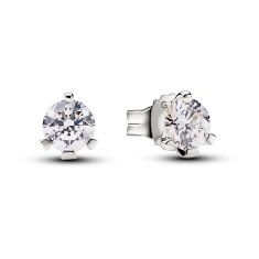 Pandora Nova 0.50ctw Lab-Grown Diamond 14k White Gold Stud Earrings