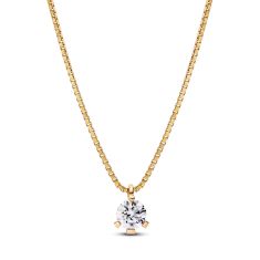 Pandora Nova 0.50ctw Lab-Created Diamond 14k Yellow Gold Pendant Necklace