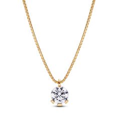 Pandora Nova 1.00ctw Lab-Created Diamond 14k Yellow Gold Pendant Necklace