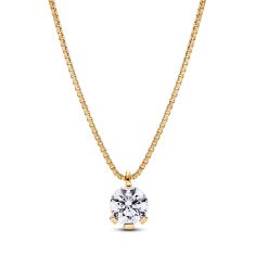 Pandora Nova 1.00ctw Lab-Created Diamond 14k Yellow Gold Pendant Necklace