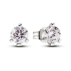 Pandora Nova Gold 1.00ctw Lab-Grown Diamond 14k White Stud Earrings