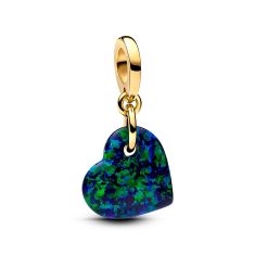 Snake Green Murano Glass Dangle Charm | Gold plated | Pandora US