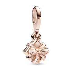 Pandora Openable Birthday Gift Dangle Charm | Rose Gold-Plated