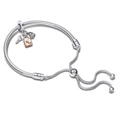Pandora Padlock & Heart Bracelet Gift Set