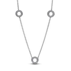 Pandora Pav Circles Chain Necklace