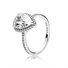 Rose gold teardrop hot sale ring pandora