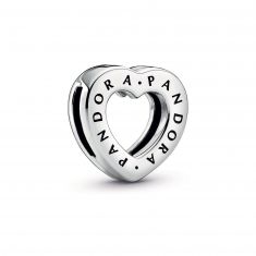 Pandora Reflexions Logo Heart Clip Charm