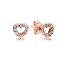 Pandora forever earrings rose gold store