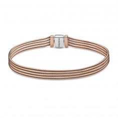 Pandora Reflexions Multi Snake Chain Bracelet, Rose Gold-Plated