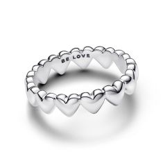 Pandora Row of Hearts Ring