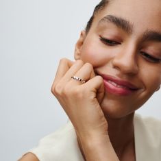 Pandora Row of Hearts Ring