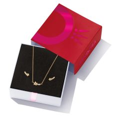 Pandora Shooting Star Pav Gold-Plated Jewelry Gift Set