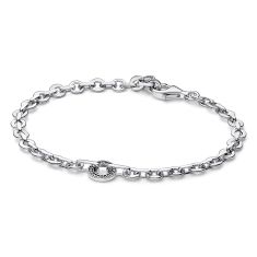 Pandora Signature Pav Bold Chain Bracelet