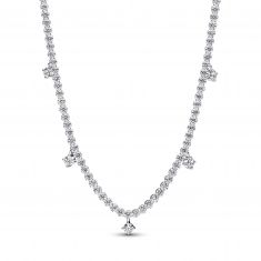 Pandora Sparkling Drop Collier Tennis Necklace
