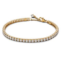 Pandora Sparkling Gold-Plated Tennis Bracelet