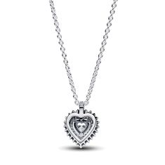 Pandora Sparkling Heart Halo Pendant Necklace