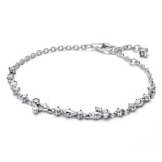 Pandora Sparkling Herbarium Cluster Chain Bracelet
