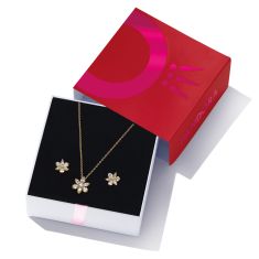 Pandora Sparkling Herbarium Gold-Plated Jewelry Gift Set