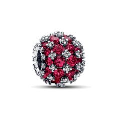 Pandora Sparkling Pavé Round Pink Charm