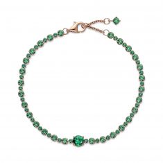 Final Sale - Pandora Sparkling Pavé Tennis Bracelet, Rose Gold-Plated