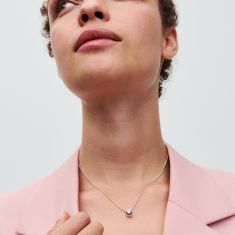 Pandora Sparkling Round Halo Pendant Collier Necklace