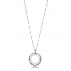 Pandora logo spinning necklace store