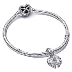 Pandora Splittable Mother and Daughter Charm Bracelet Set | 7.5 Inches