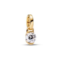 Pandora Talisman 0.25ctw Lab-Created Diamond 14k Yellow Gold Infinity Pendant