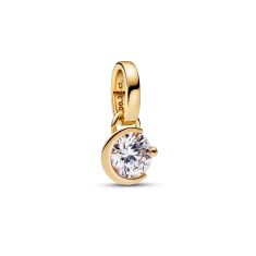 Pandora Talisman 0.25ctw Lab-Created Diamond 14k Yellow Gold Moon Pendant