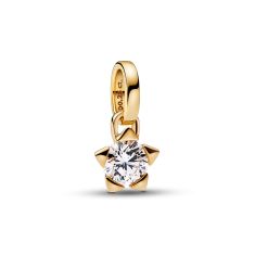 Pandora Talisman 0.25ctw Lab-Grown Diamond 14k Yellow Gold Star Pendant