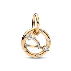 Pandora Taurus Zodiac Dangle Charm | Gold-Plated