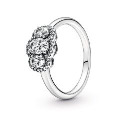 Pandora Three Stone Vintage Ring
