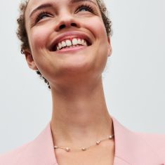 Final Sale - Pandora Treated Freshwater Cultured Pearl Station Chain Necklace